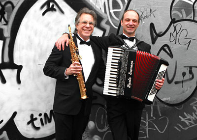 L'Chaim Accordion Sax Duo For Weddings