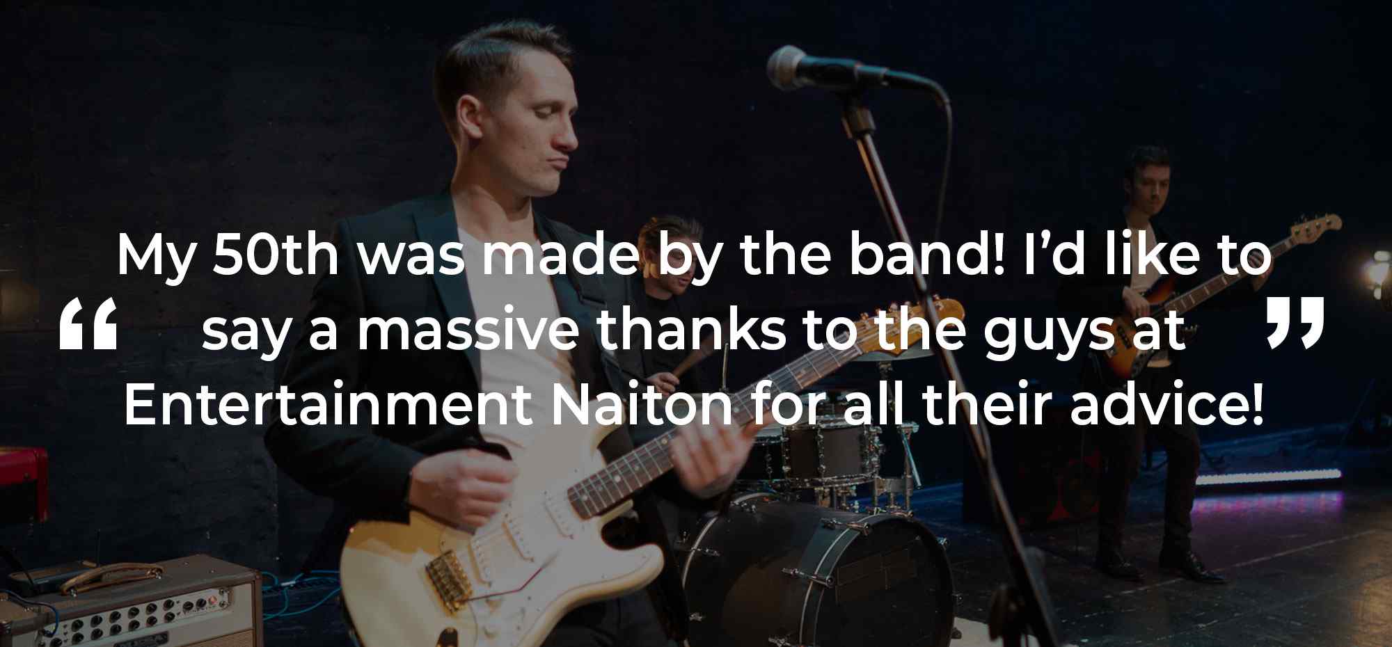 Client Review of a Party Band Berkshire
