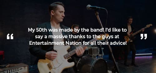 Client Review of a Party Band Devon