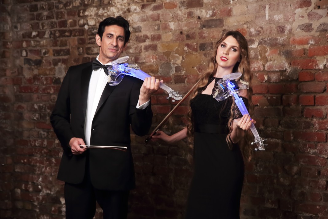 Hire Glissando Quartet LED Electric String Quartet Entertainment Nation
