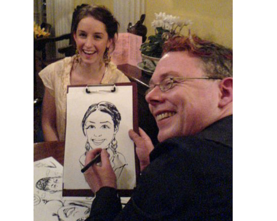 Speedy Steve Quick Caricatures At Weddings