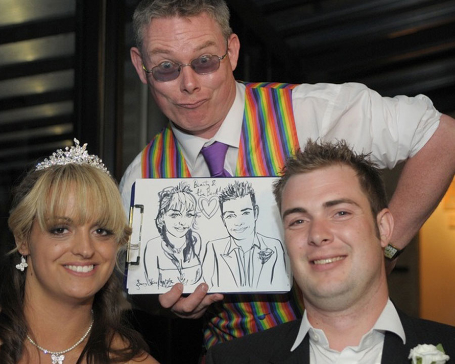 Speedy Steve Wedding Caricaturist For Hire UK