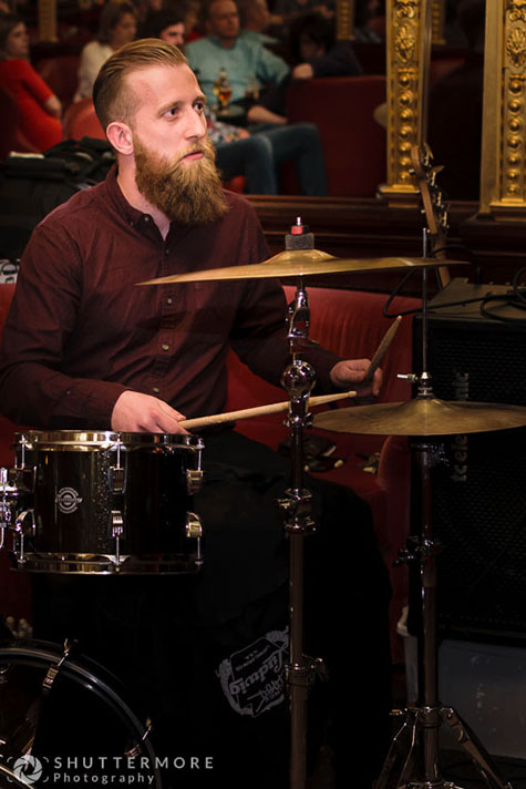 The Ripples Drummer Performing At A Party