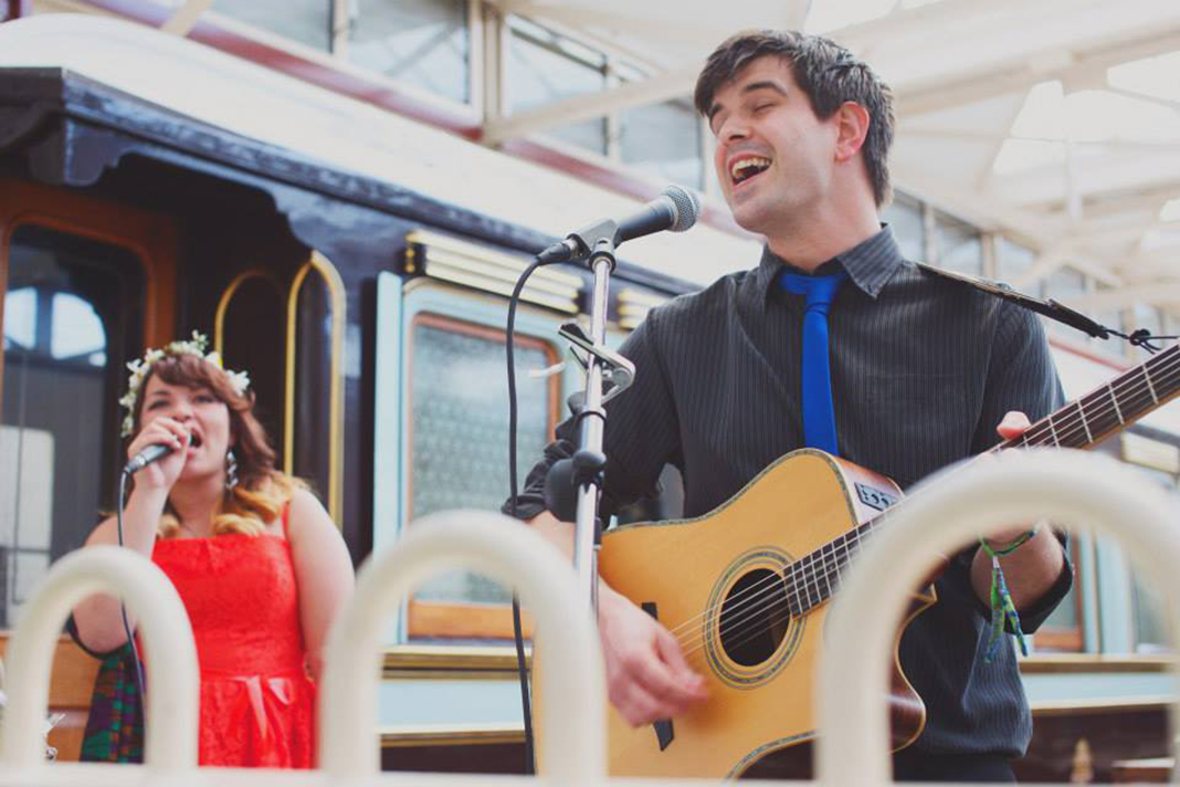 Quartertones Male Female Vocals Acoustic Duo Hire