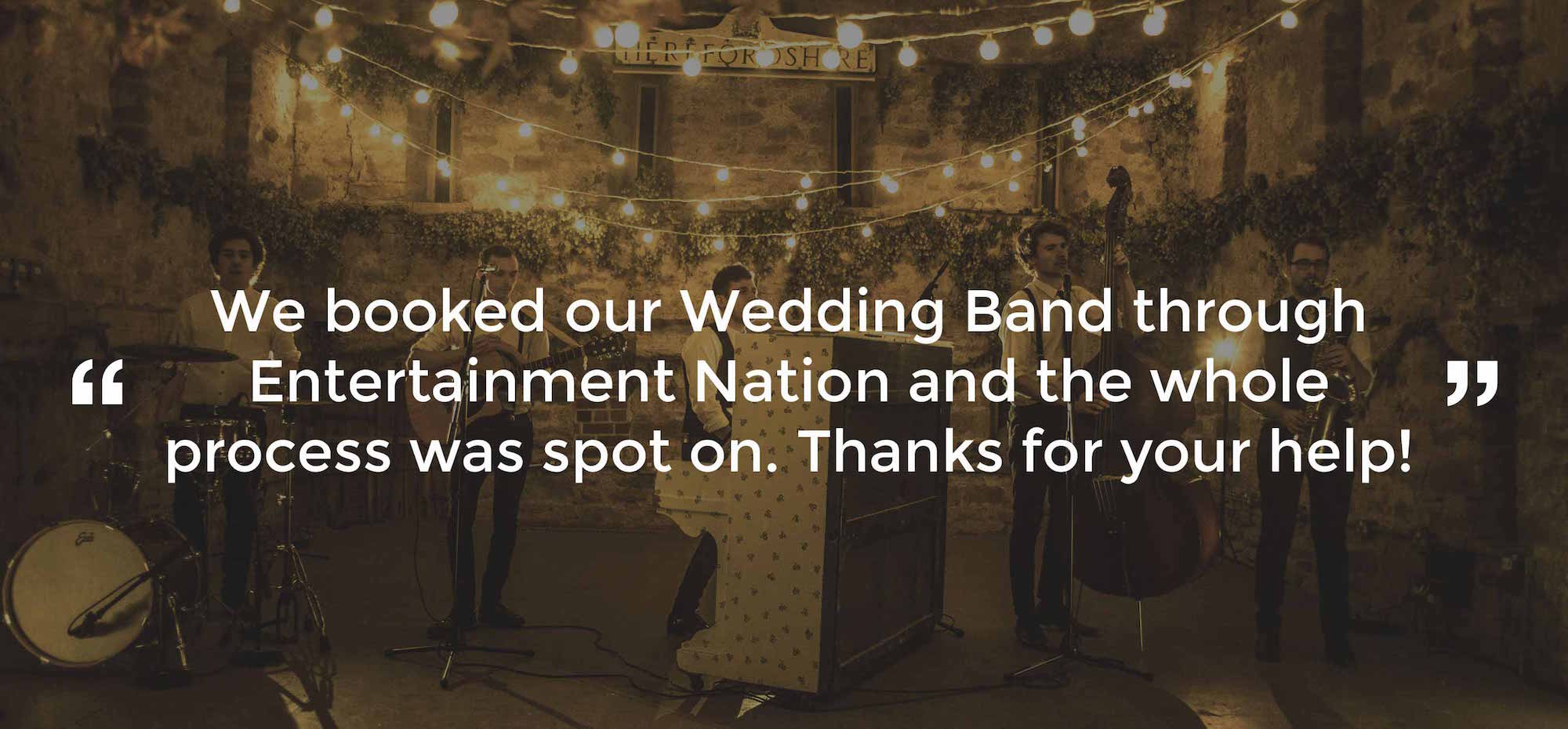Review of Wedding Band Manchester