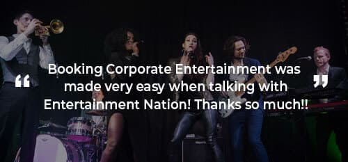 Client Review of Corporate Entertainment Bedfordshire