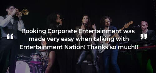 Client Review of Corporate Entertainment Central Scotland