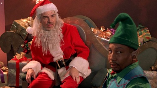 Bad Santa and elf