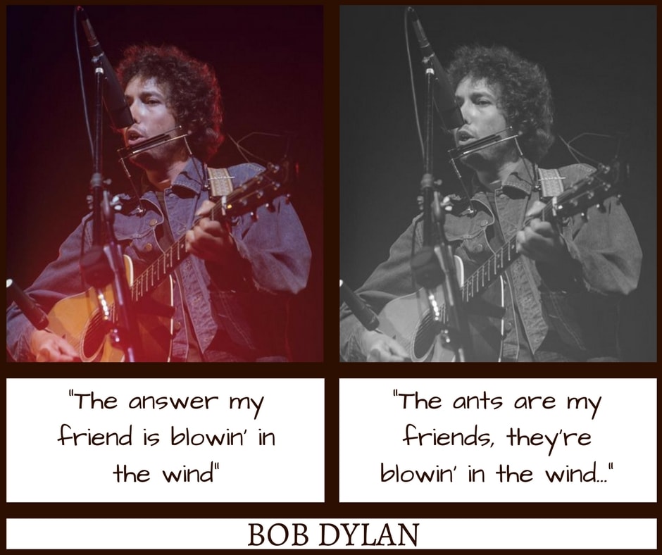 Bob Dylan Blowin' In The Wind Misheard Lyrics