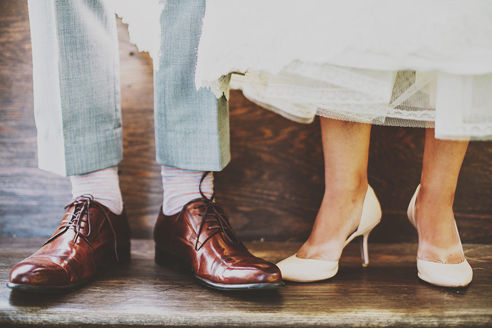 Bride and Groom Shoes