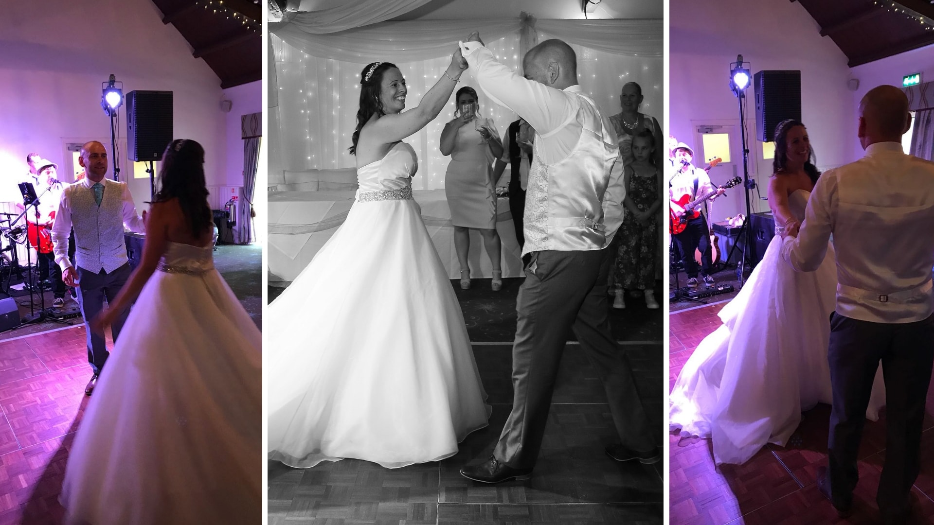 Bride and Groom Dancing