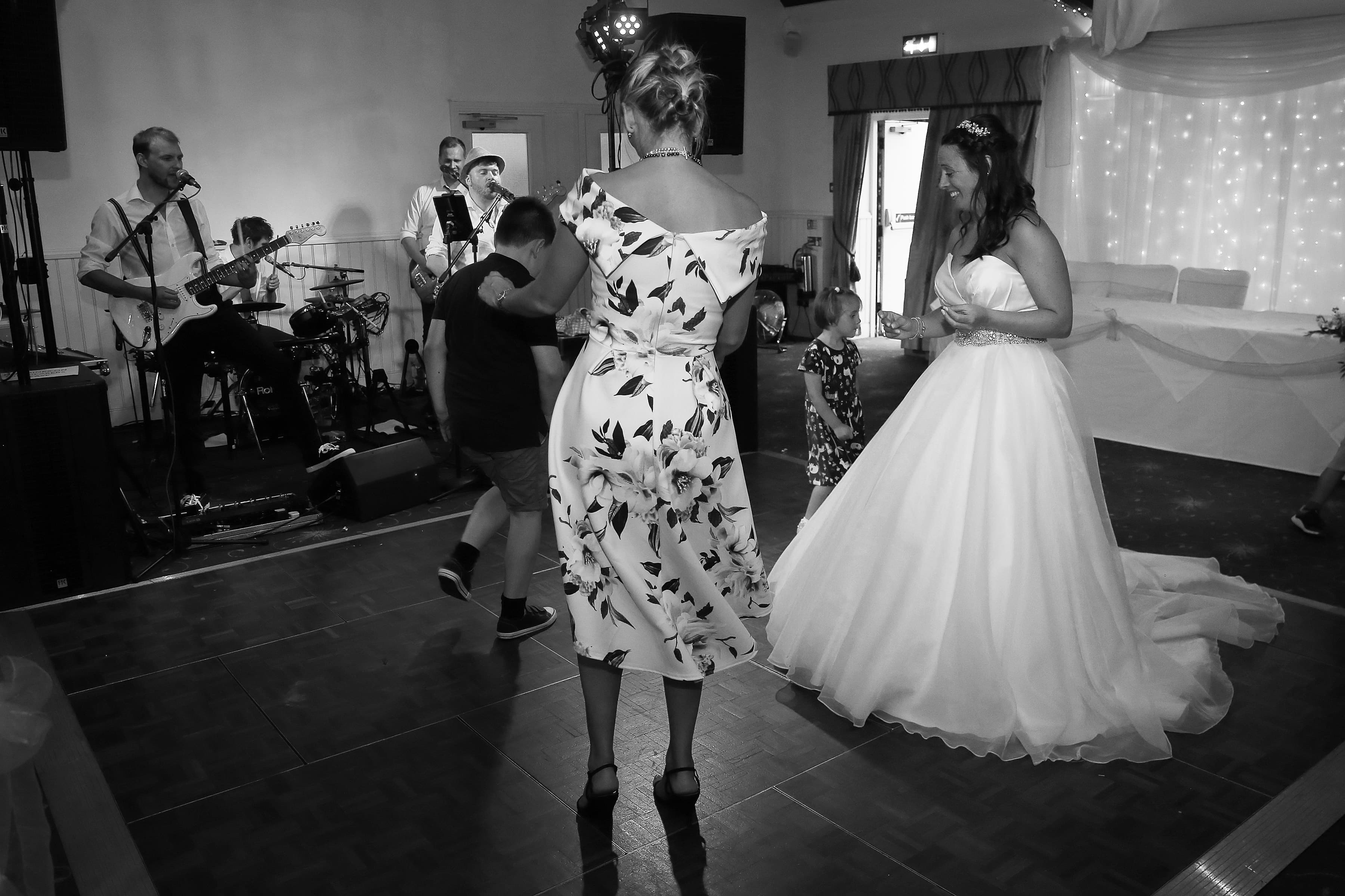 Wedding Guests on the dance floor