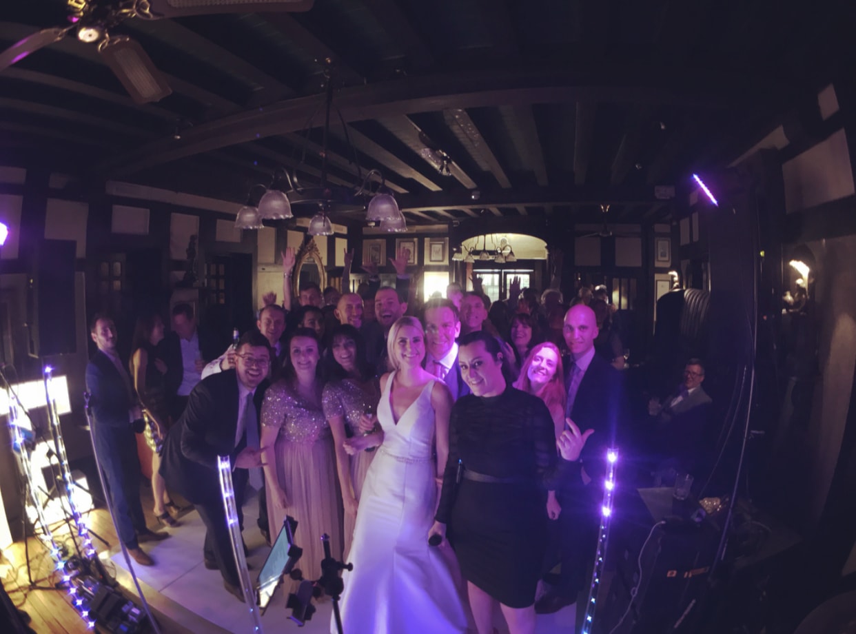 Wedding Guests on the dance floor