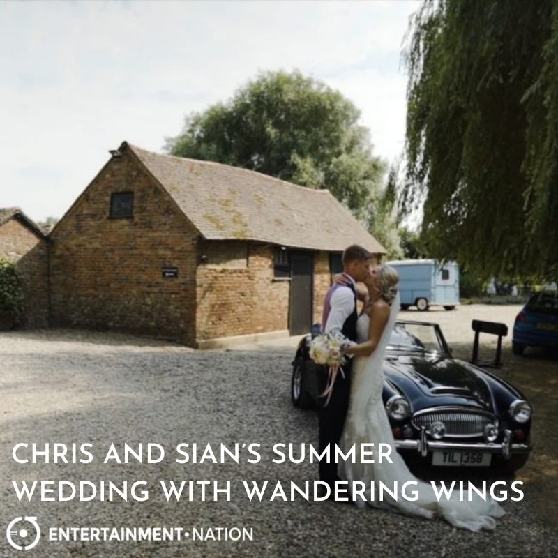 Sian and Chris Wedding with Wandering Wings