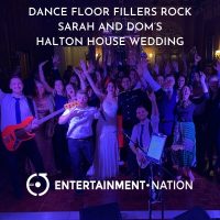 Dance Floor Fillers Rock Sarah and Dom's Halton House Wedding
