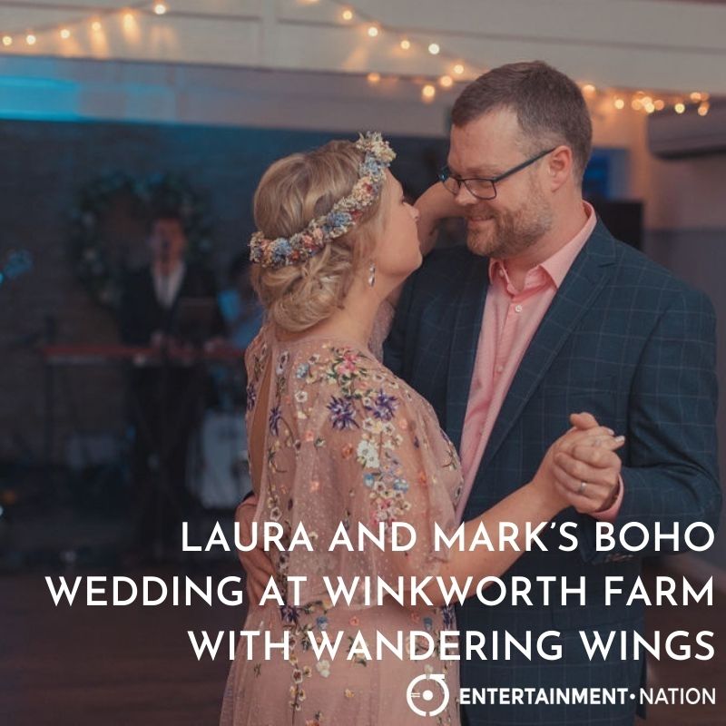 Laura and Mark’s Boho Wedding at Winkworth Farm with Wandering Wings