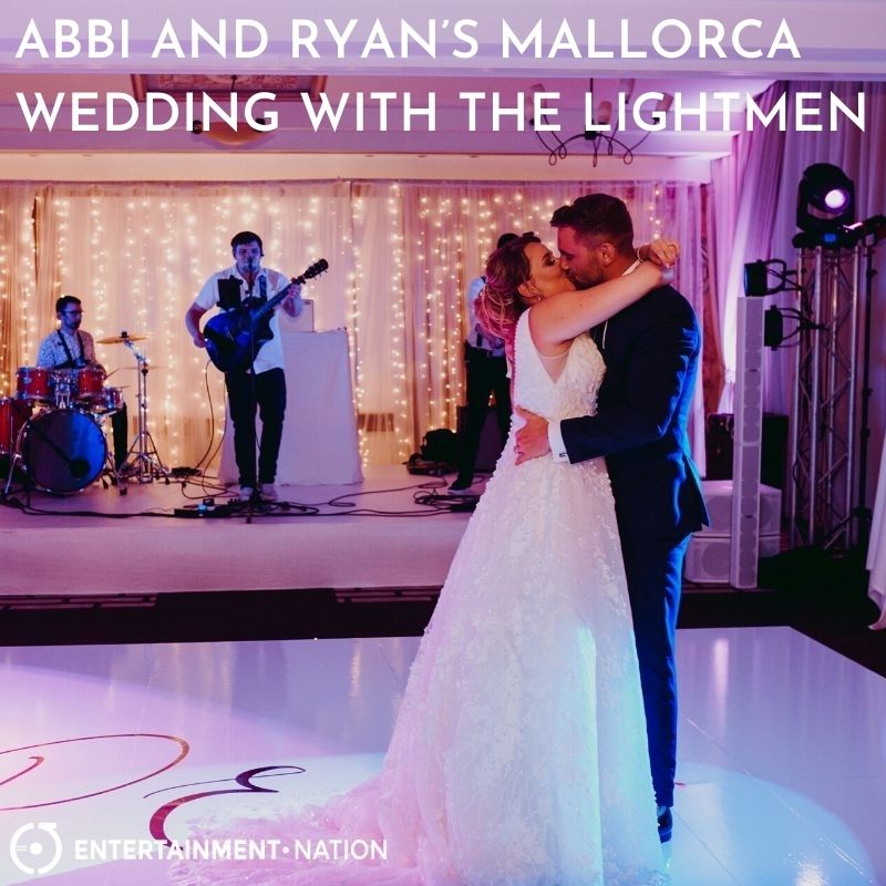 Abbi and Ryan's Mallorca Wedding with The Lightmen