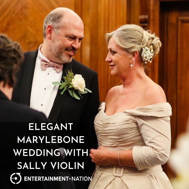 Elegant Marylebone Wedding With Sally Violin