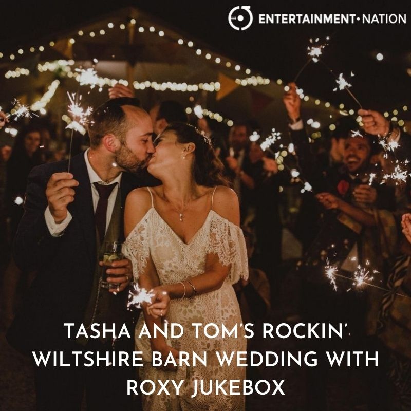 Tasha and Tom’s Rockin’ Wiltshire Barn Wedding with Roxy Jukebox