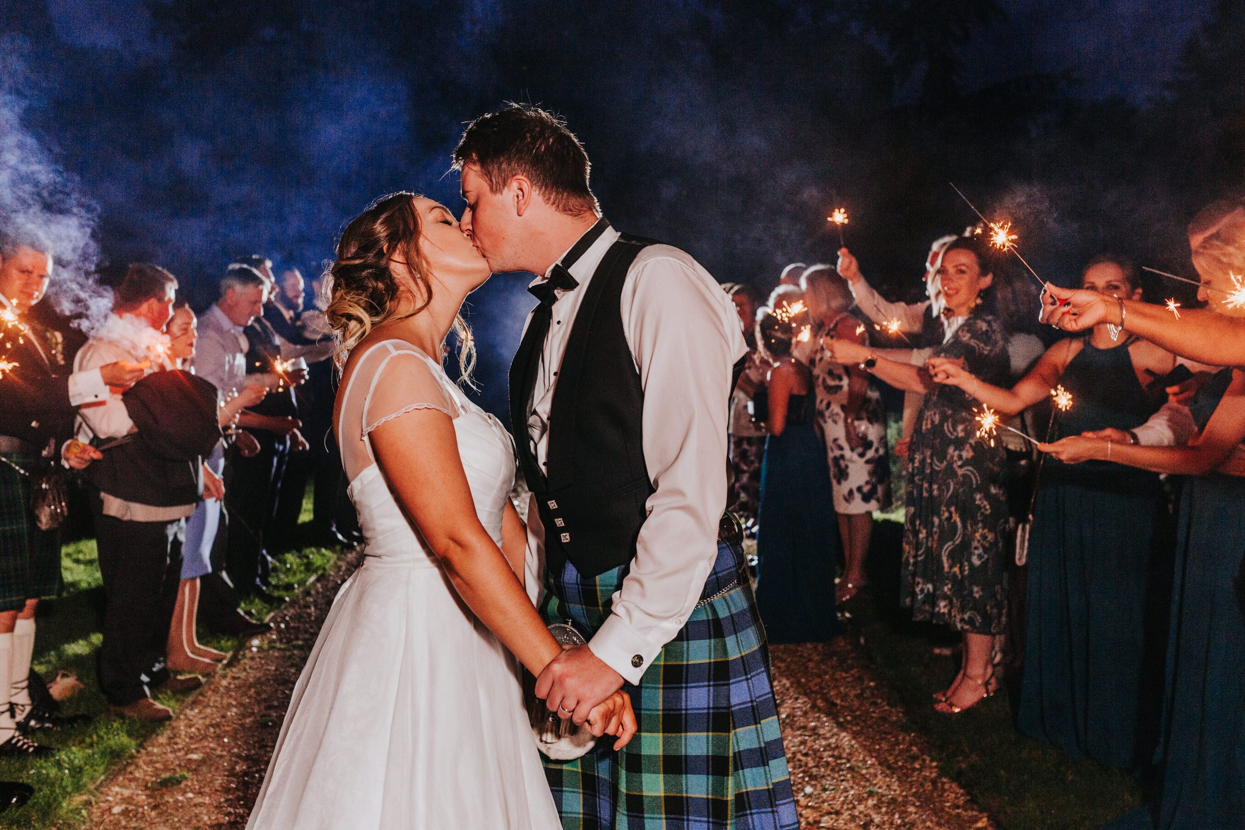 Clare and Harry Wedding Sparklers