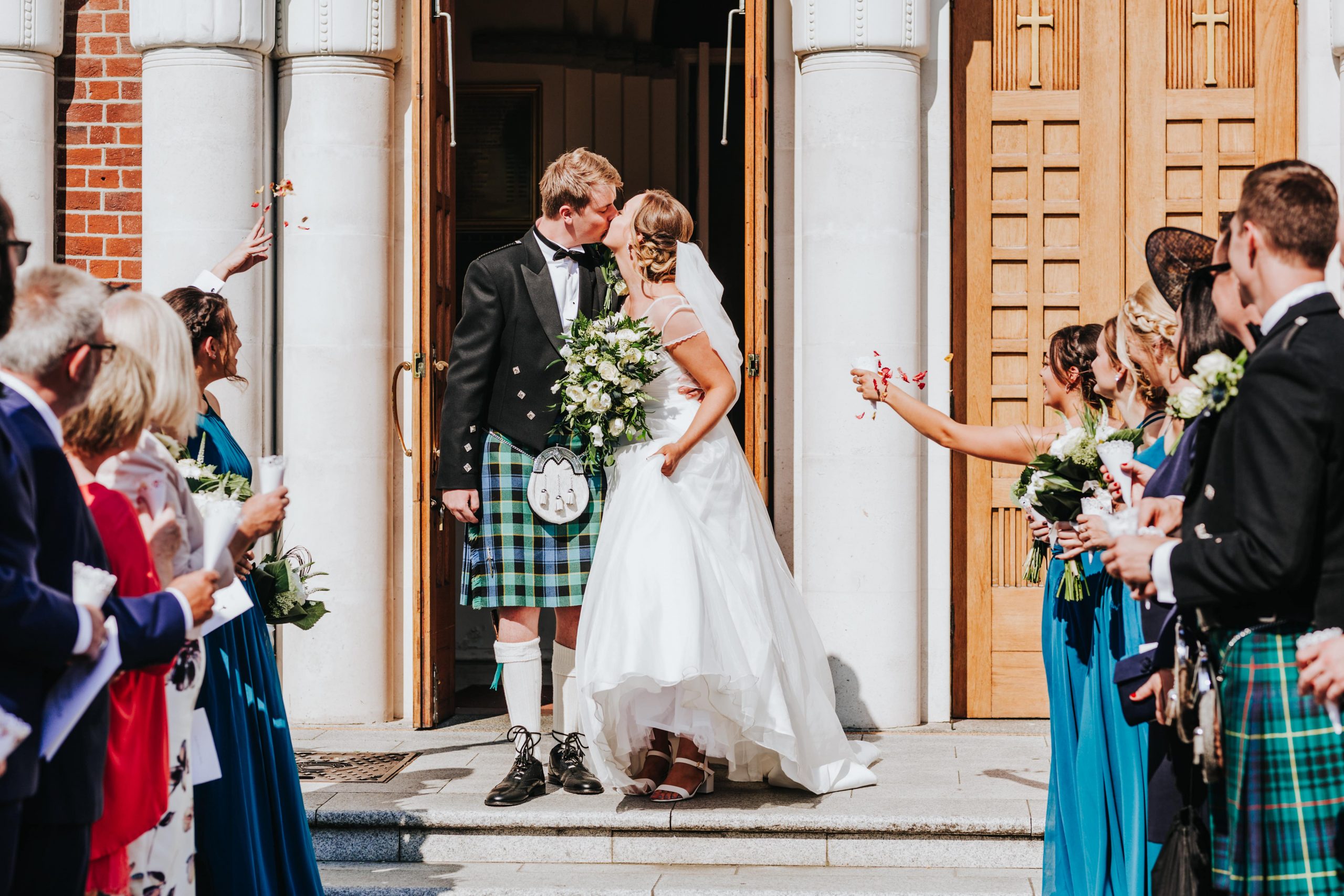 Newlyweds Clare and Harry