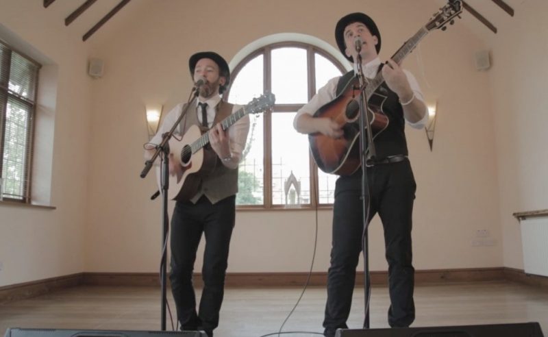 Peaky Blinders wedding acoustic duo