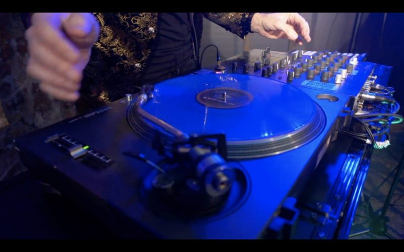 DJ mixing desk