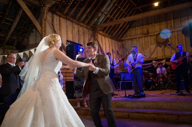 first dance with wedding band