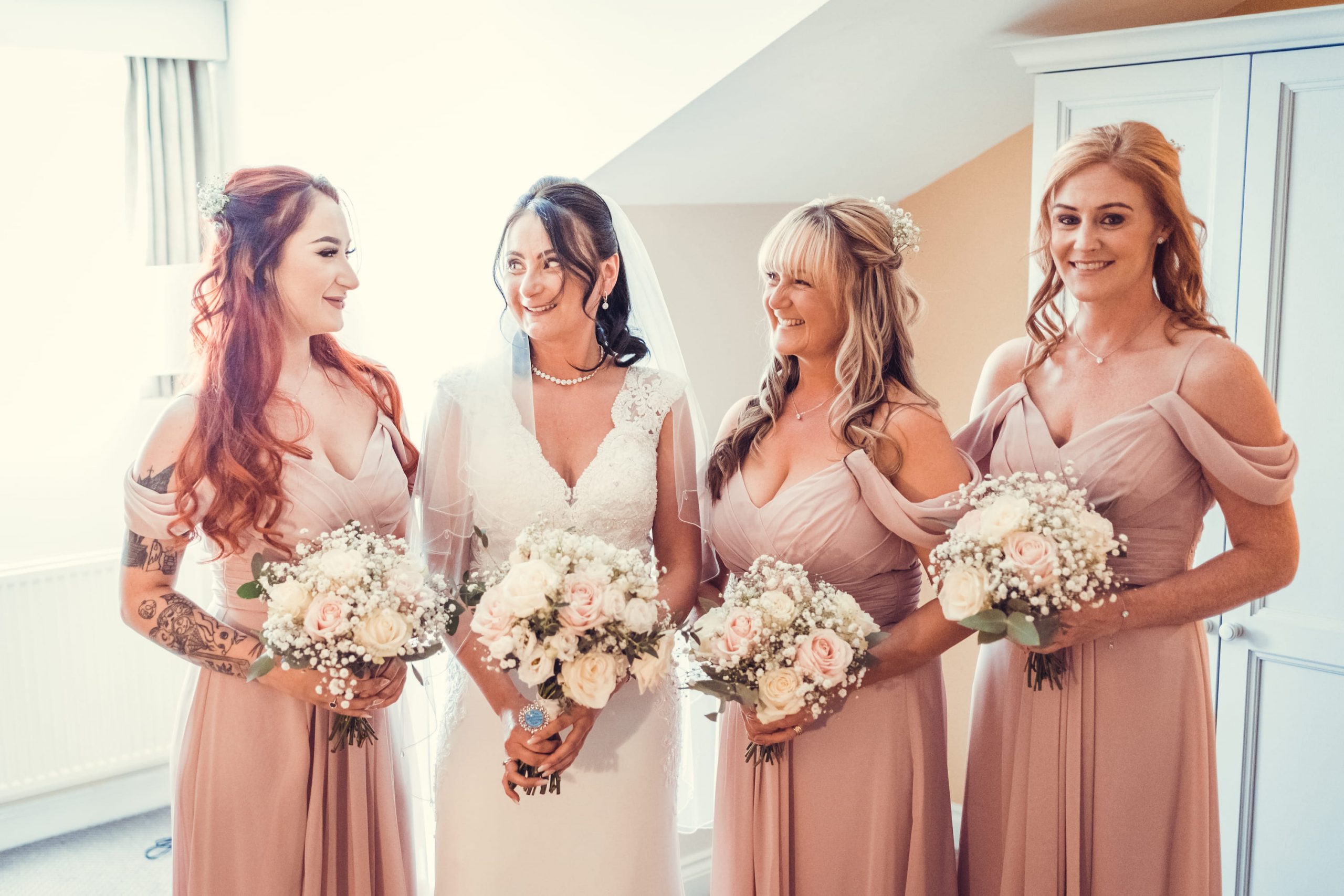 Tracy and Bridesmaids