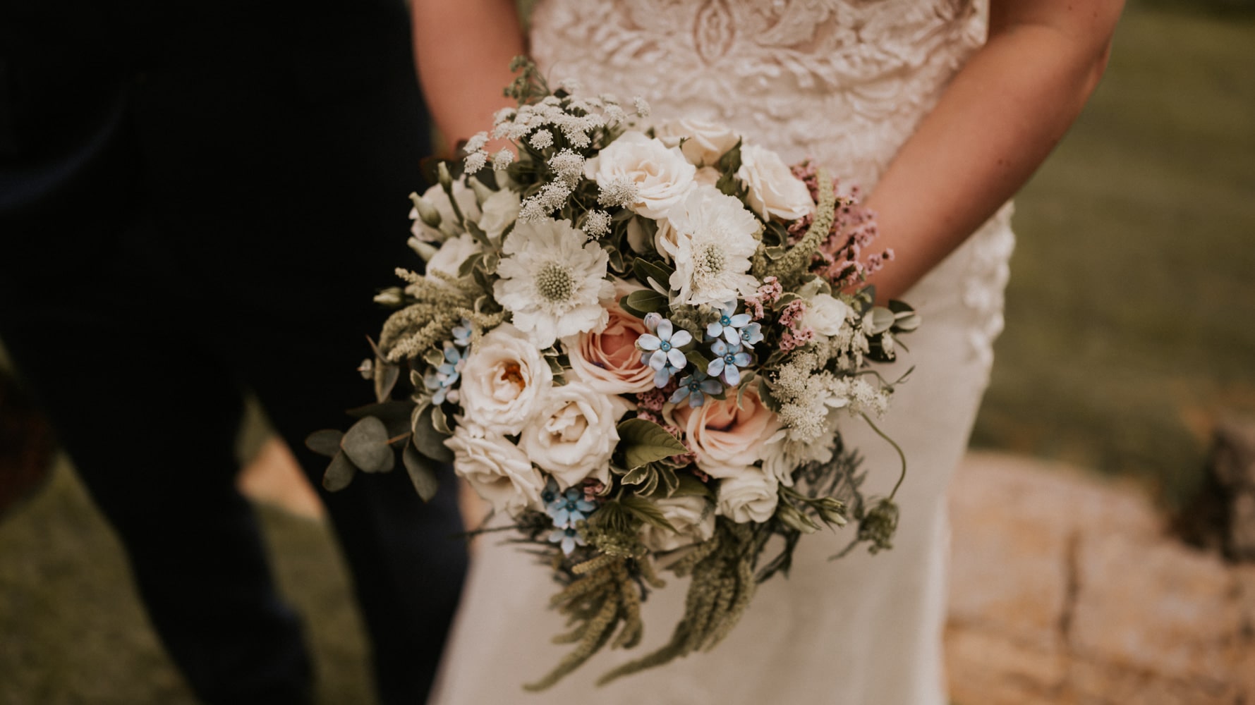 Lucy's wedding bouquet