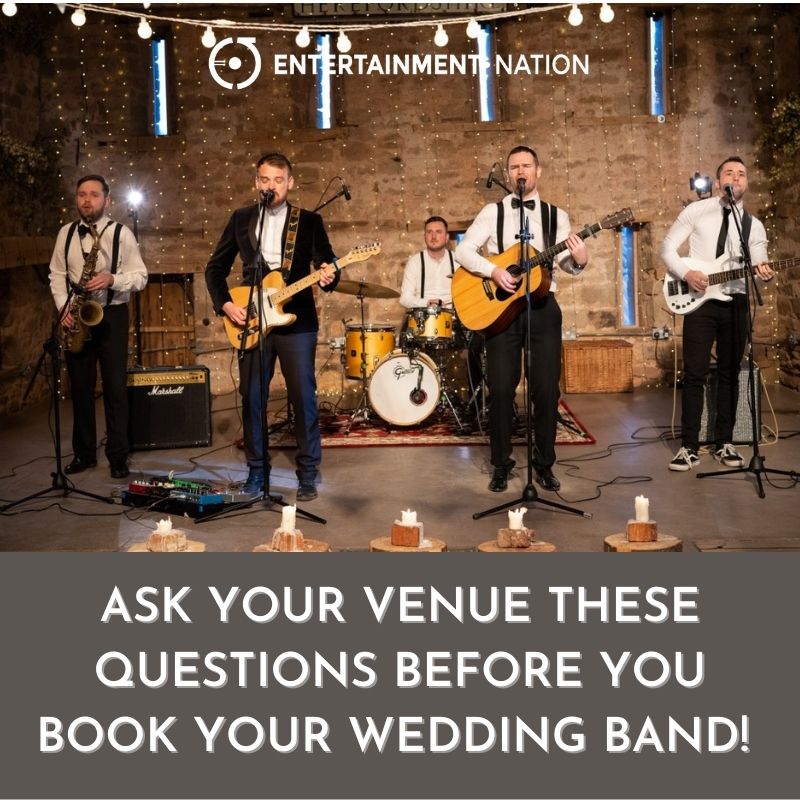 Ask Your Venue These Questions Before You Book Your Wedding Band!