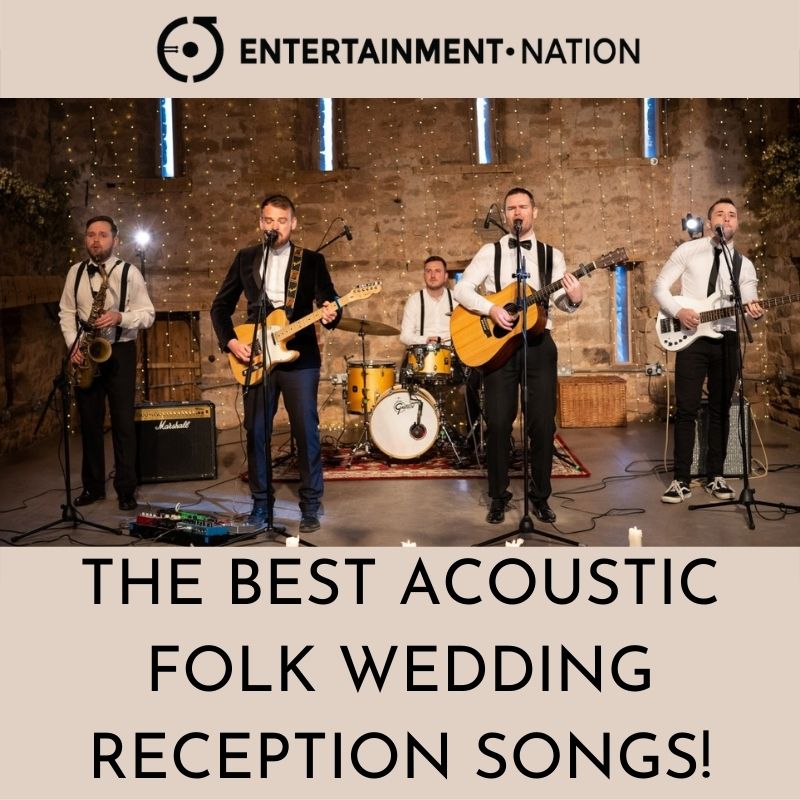 acoustic folk wedding reception songs