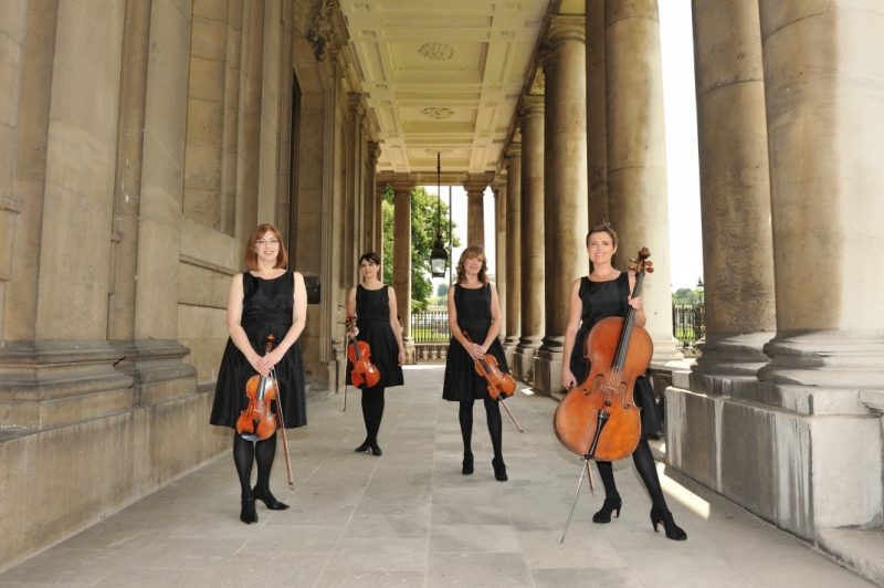 string quartet standing