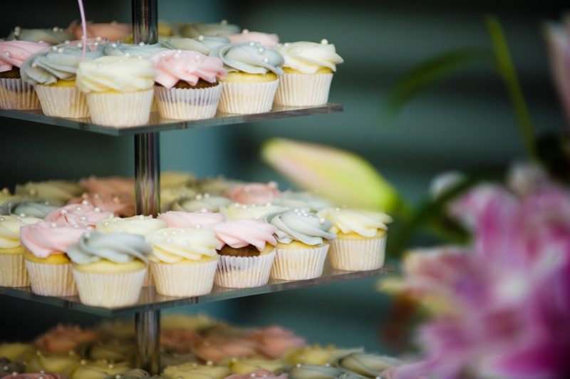 cupcake wedding cake