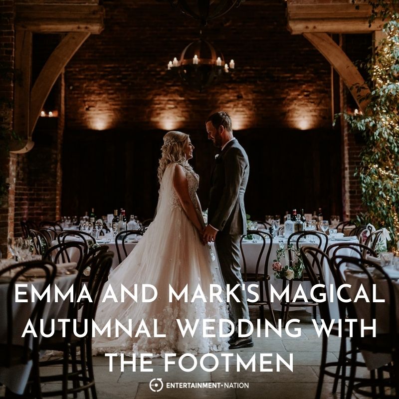 Emma & Mark’s Magical Autumnal Wedding with The Footmen