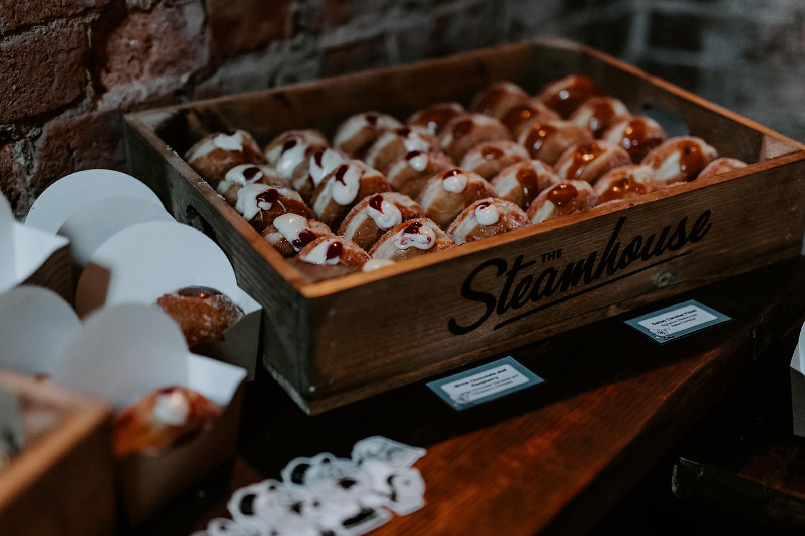 Wedding jam doughnuts