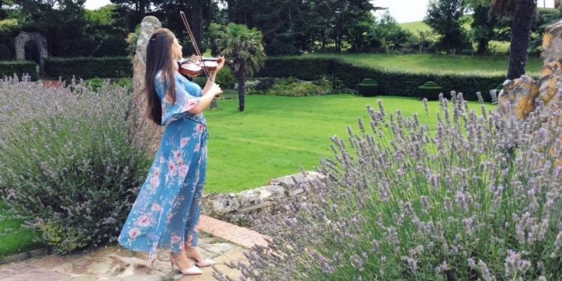 violinist at wedding