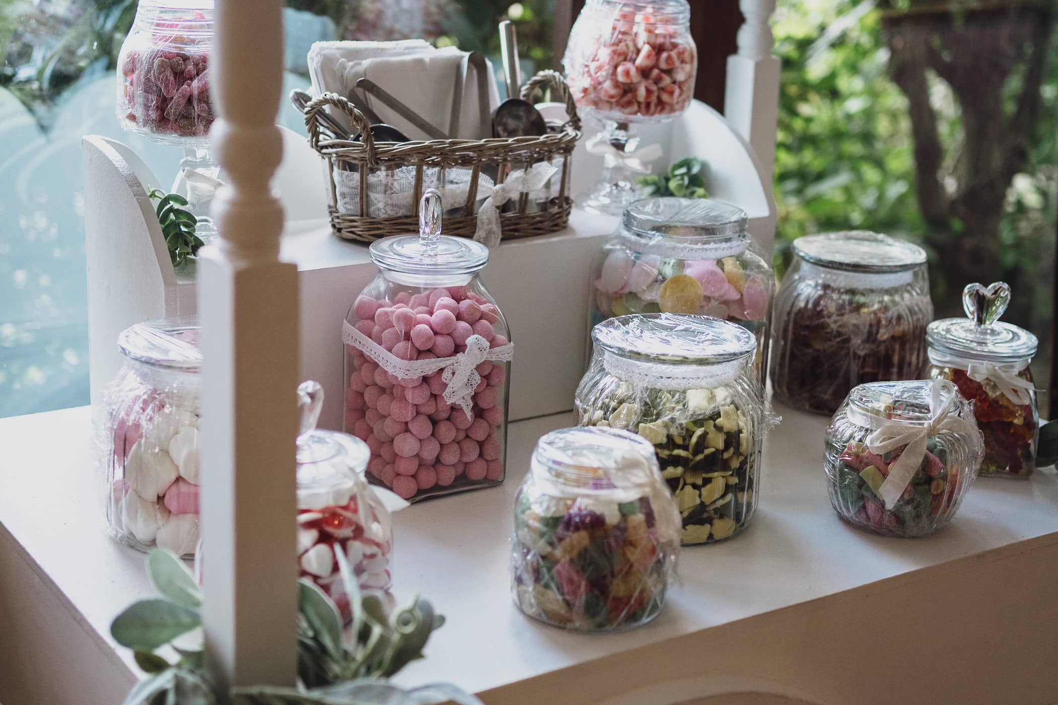 Wedding sweets table