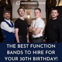 The Top Function Bands For Your 30th Birthday Party!