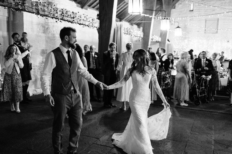 First Dance entrance Helen and Richard