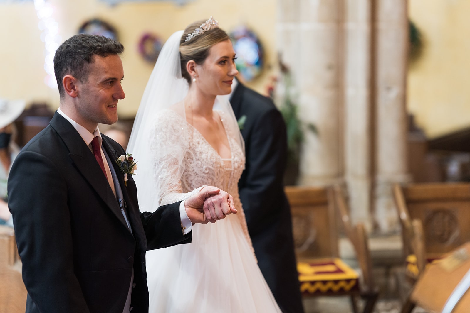 Rachael and Will at the aisle