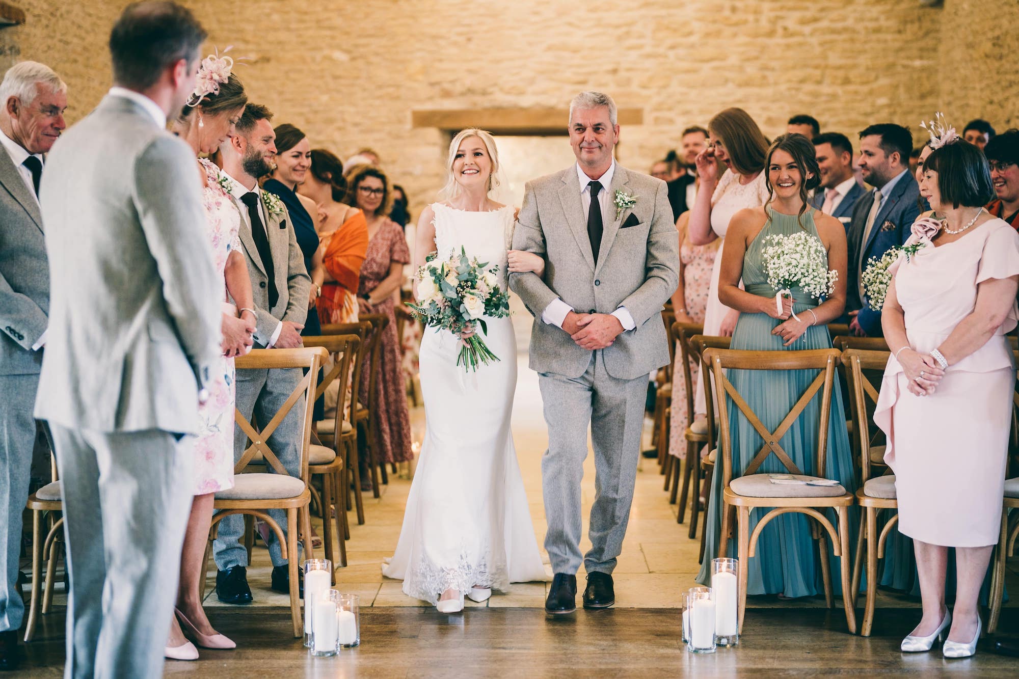 Fern walking down the aisle