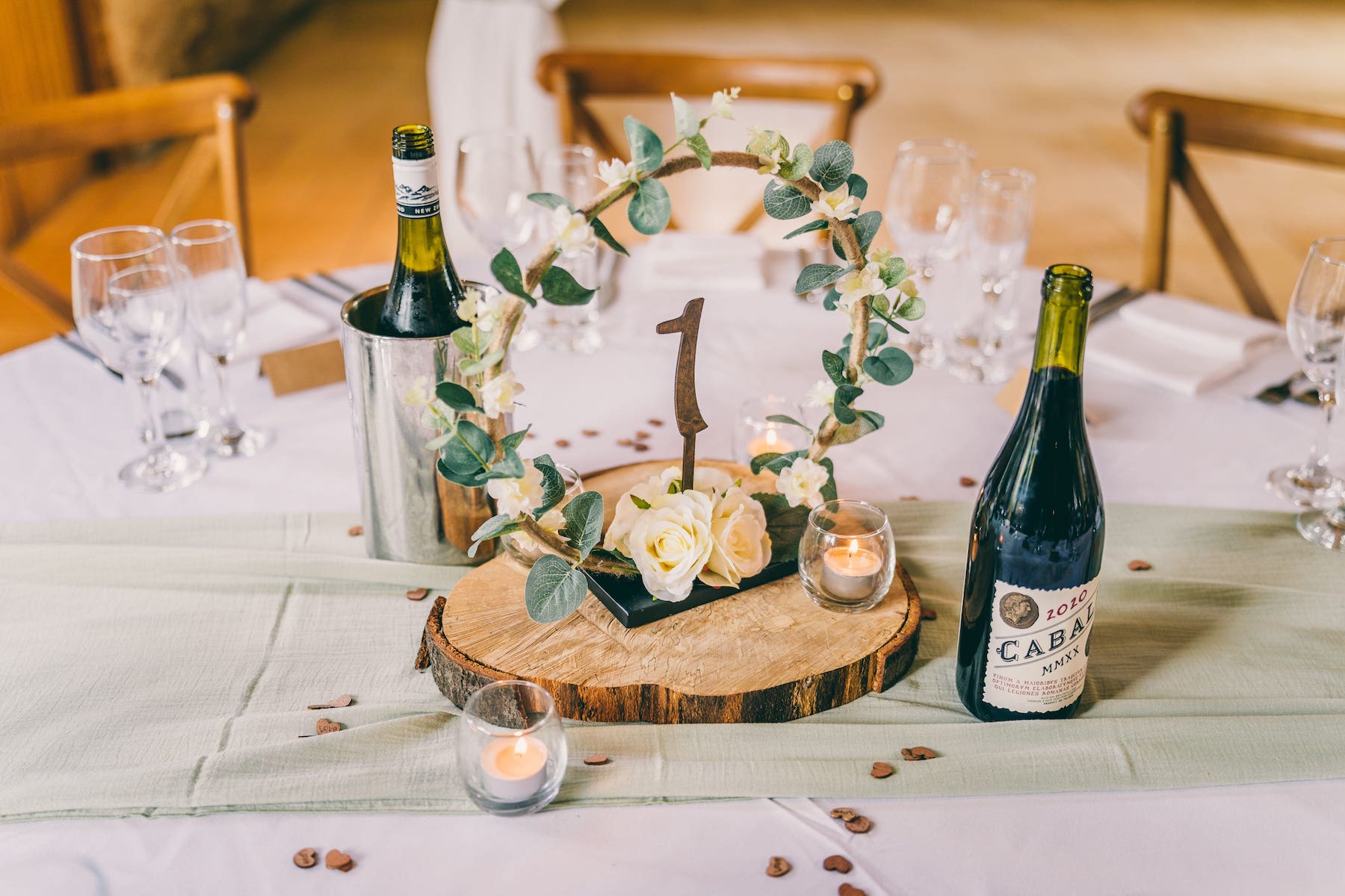 Wedding table decorations