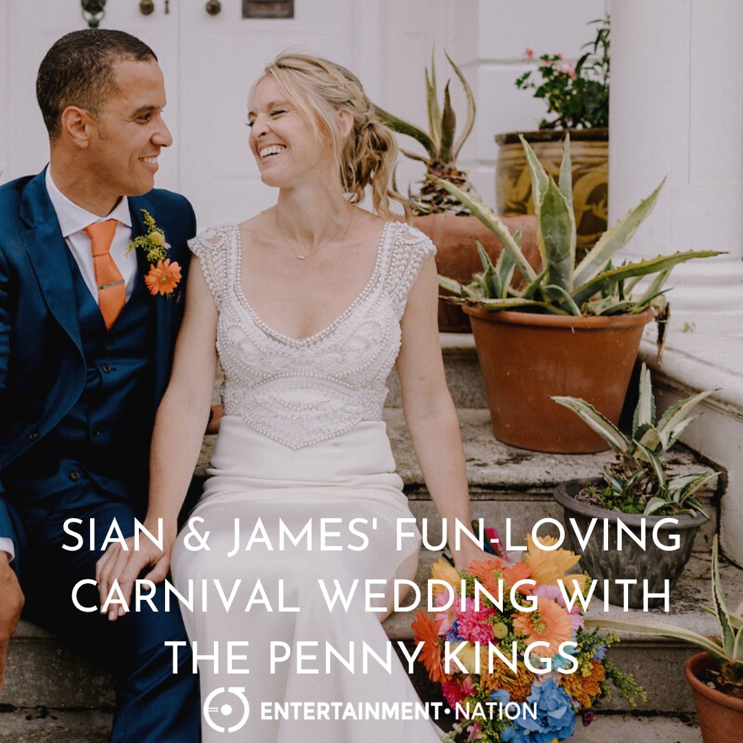 Sian & James’ Fun-Loving Carnival Wedding with The Penny Kings