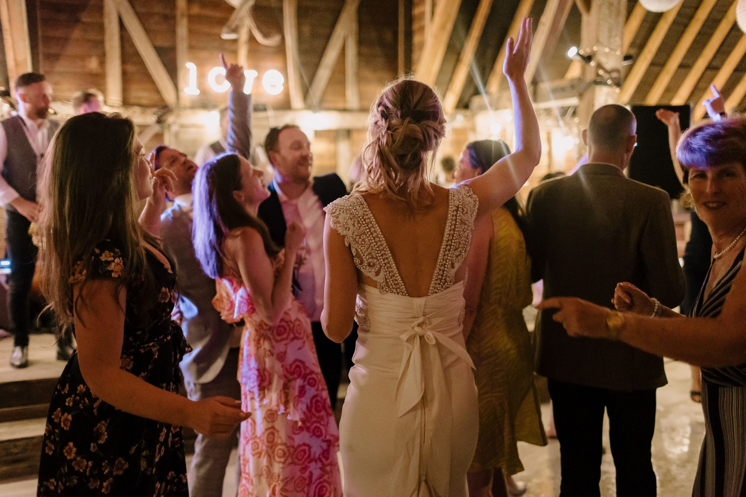 Bride on dance floor