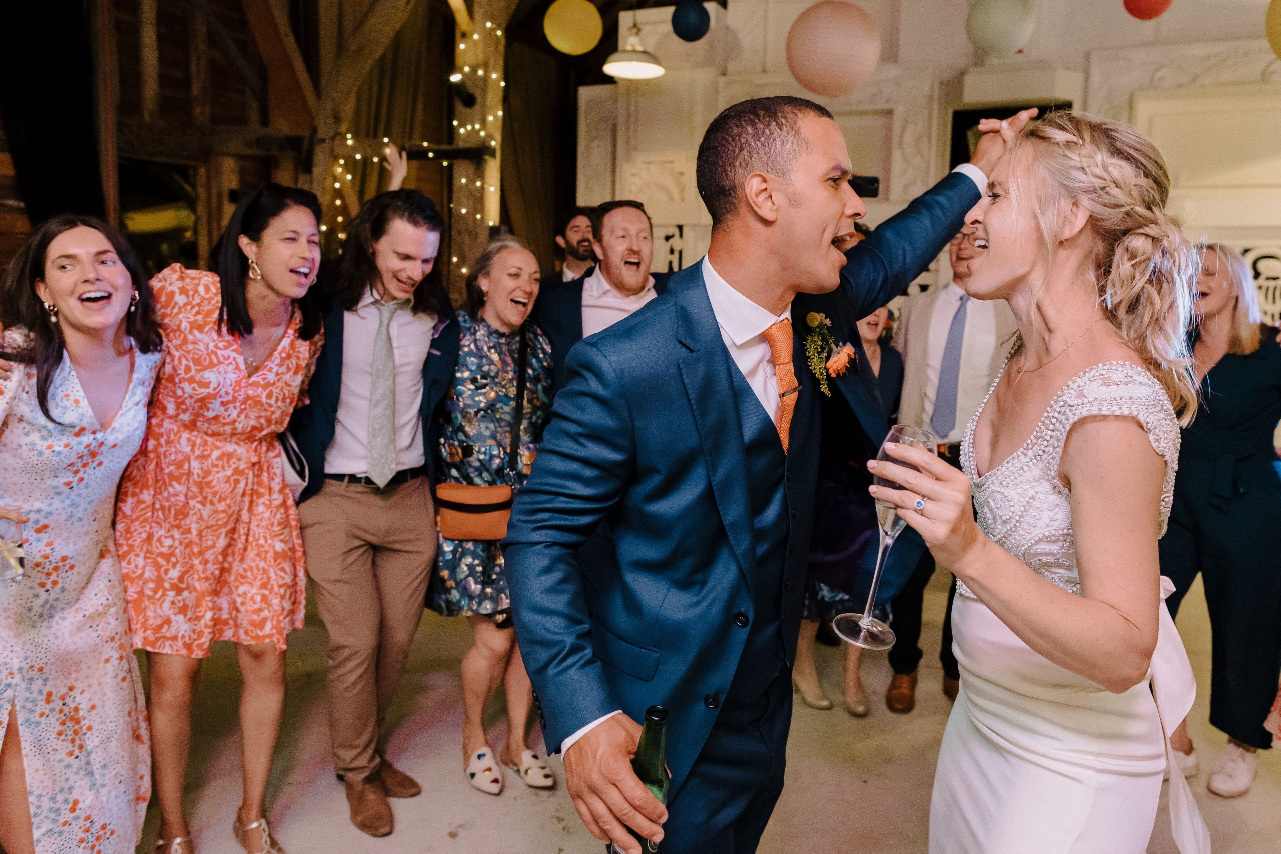 Sian and James on dance floor