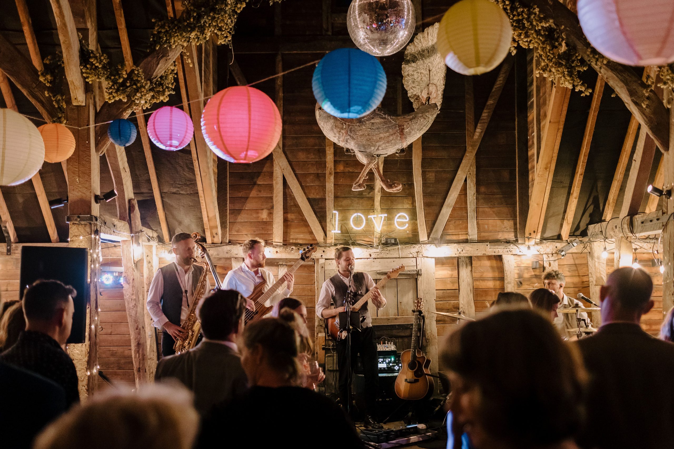 The Penny Kings wedding band at Sian and James wedding