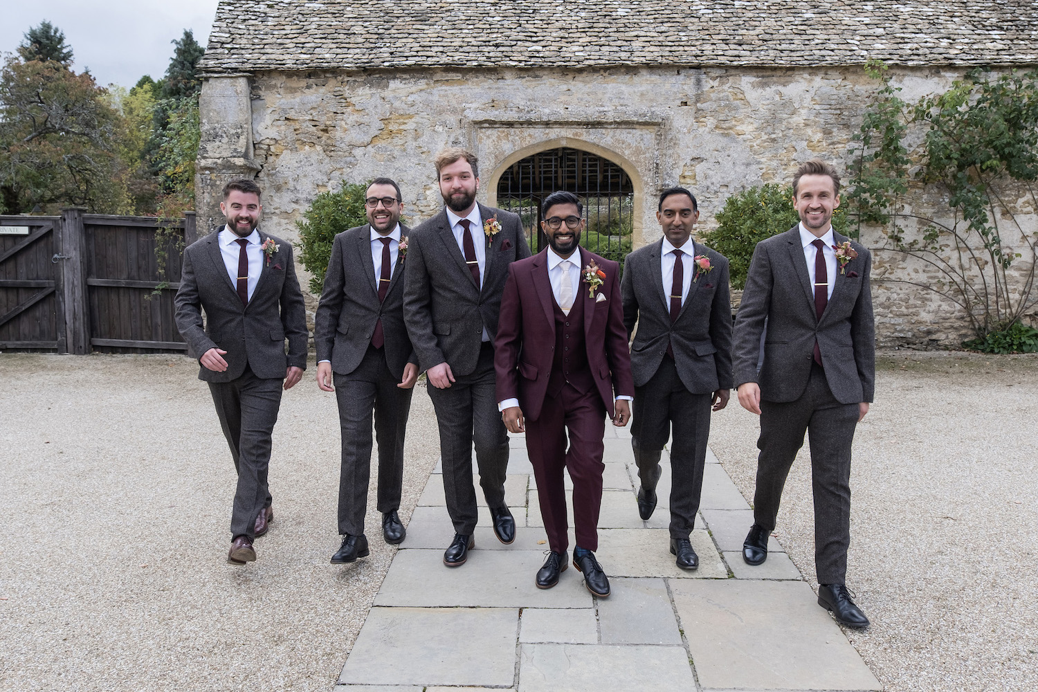 Groomsmen group shot