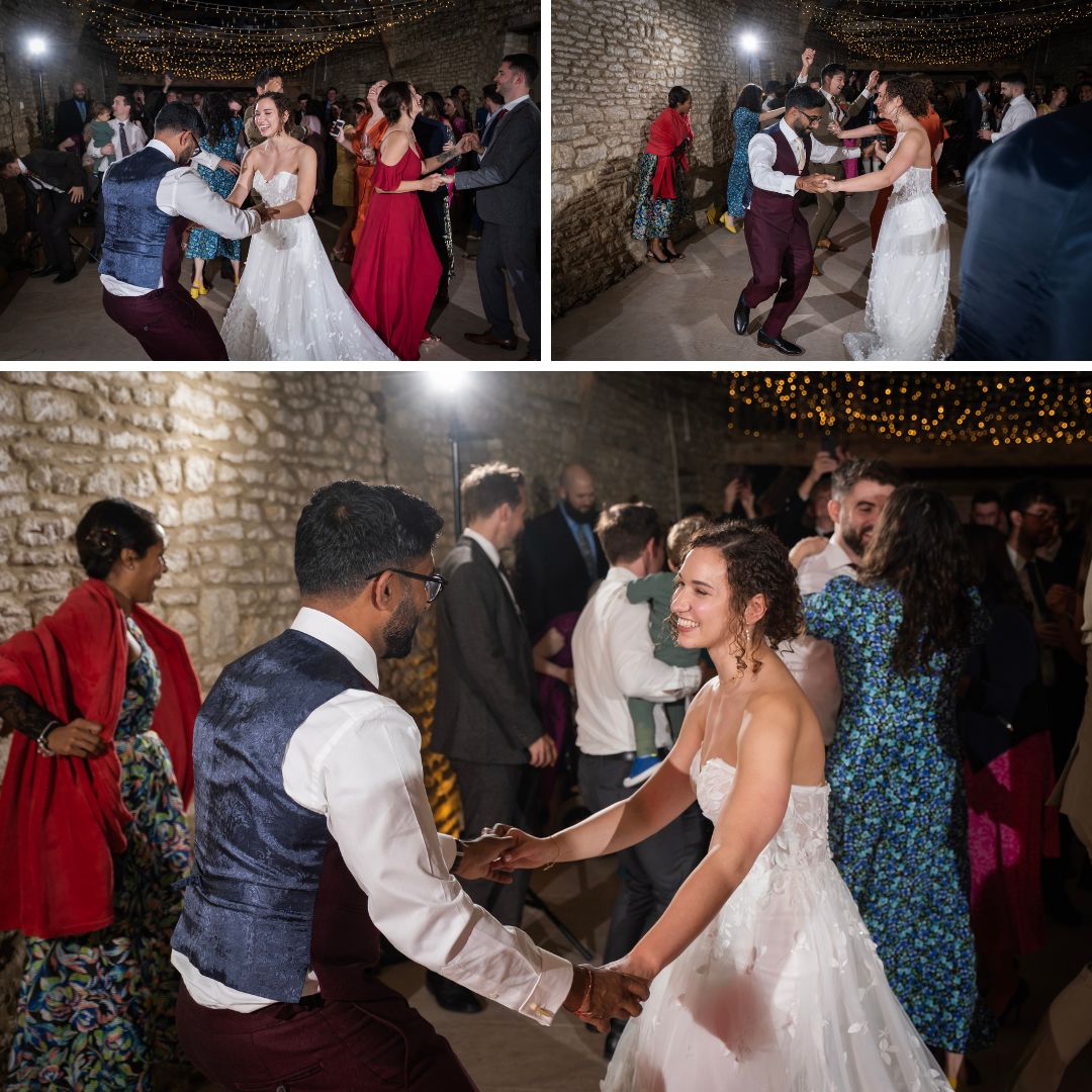 Bride and Groom dancing