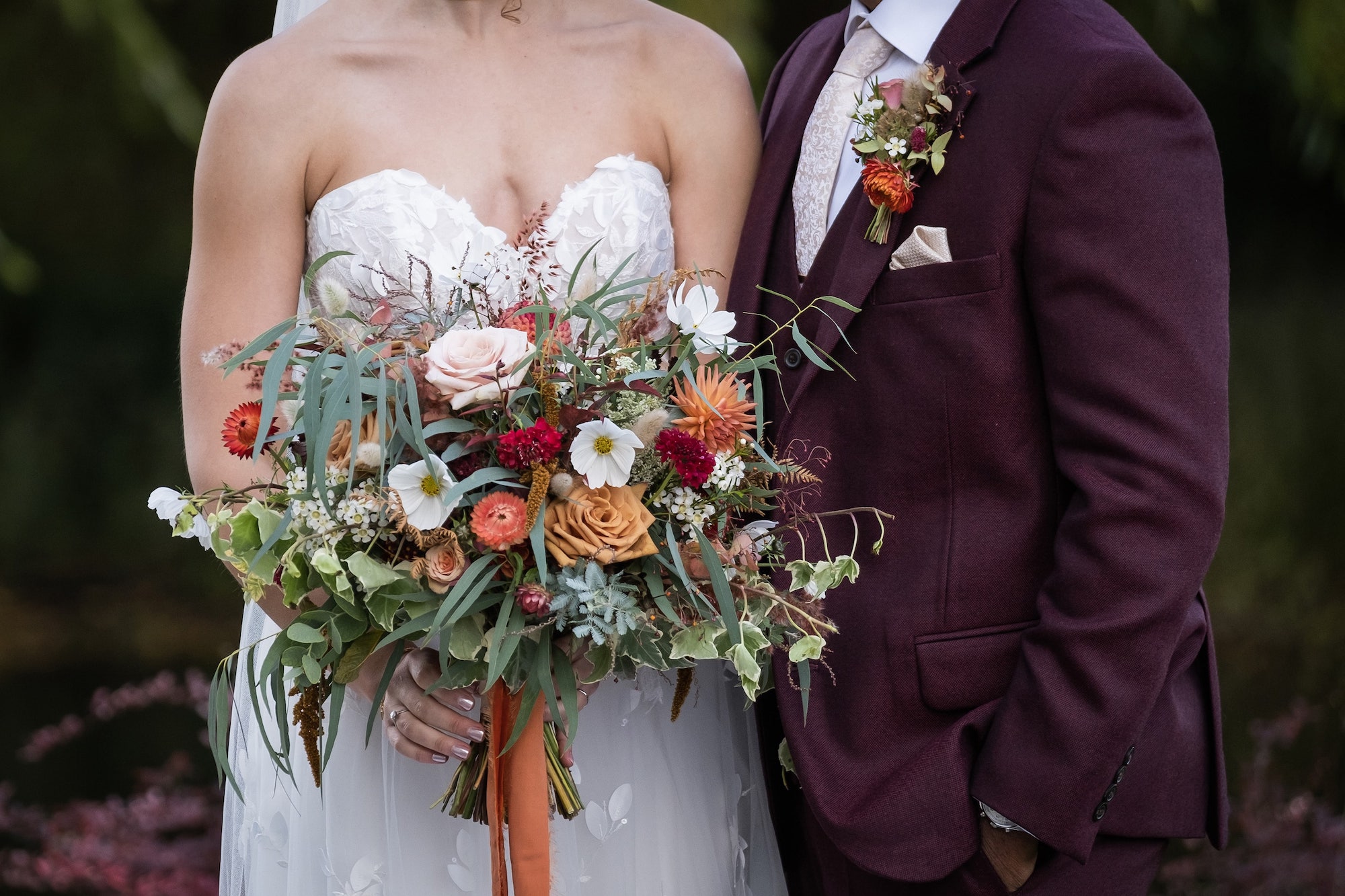 Bride and groom details